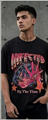 'Infected' // Cyber-Tech Streetwear Graphic Tee