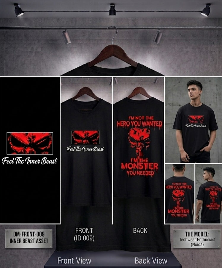 'The Inner Beast' // Dual-Sided Heavyweight Graphic Tee